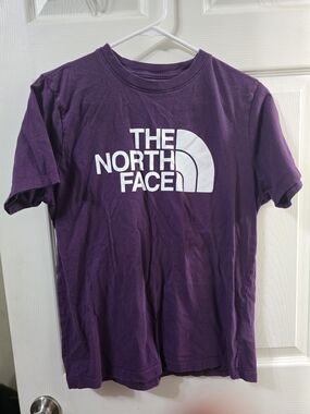 The North Face Purple Short Sleeve Logo Tee